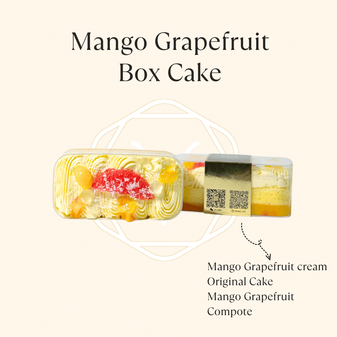 Mango Grapefruit Box Cake 1 box