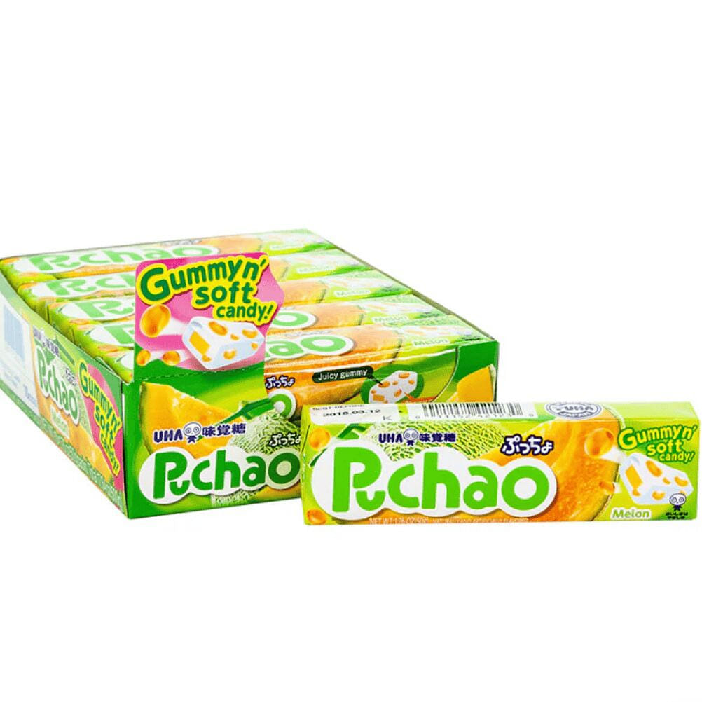 日本UHA悠哈味覺軟糖 - 哈密瓜味:10 包裝 500 克