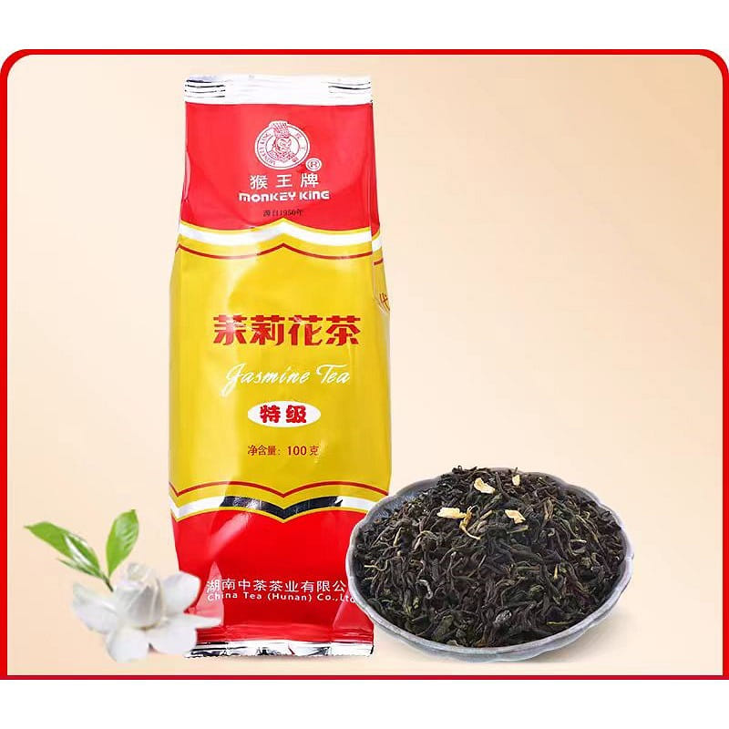 【猴王牌】茉莉花茶 特级 国民老品牌 记忆中的味道 100g*1袋 100 克