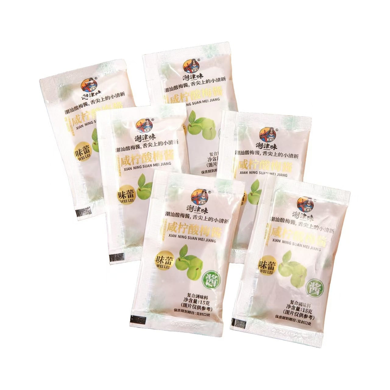 ChaoJinWei Salted Lime Plum Sauce 15g*2bags 30 g