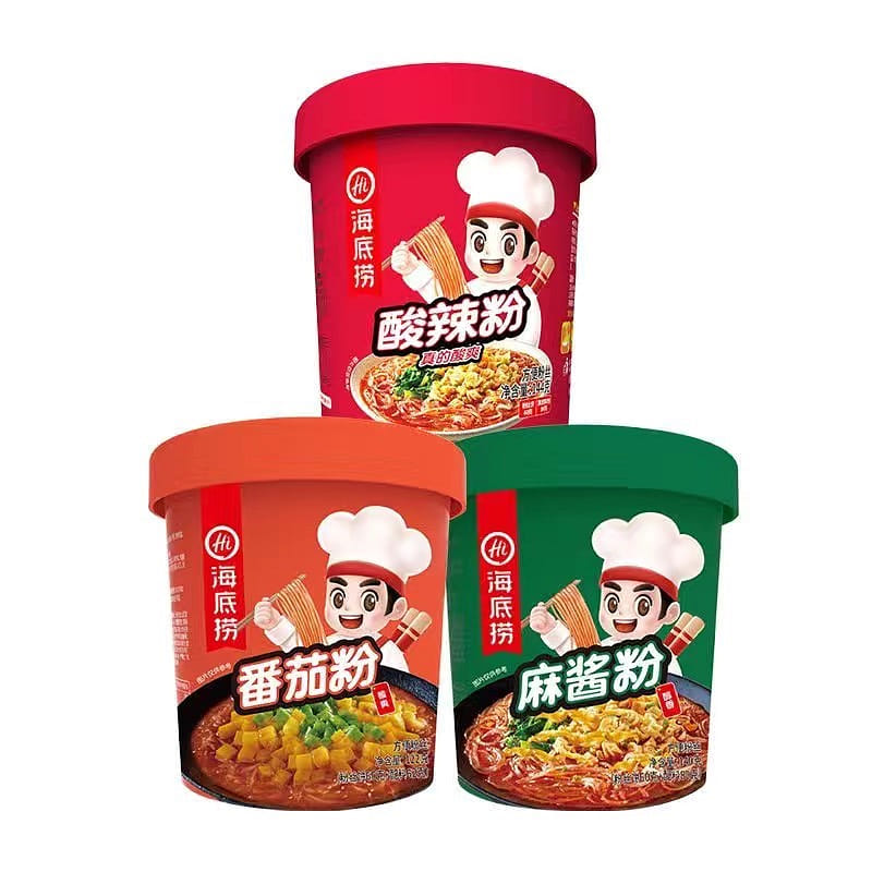 Haidilao rice noodle (Sour&spicy/tomato/sesame) 144 グラム