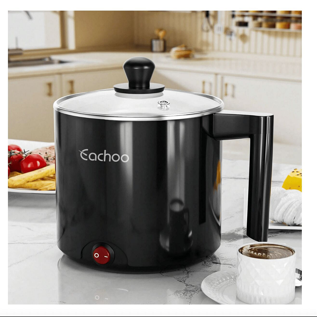 KEINVE Electric Hot Pot, Stainless Steel Inner Pot 1 pack