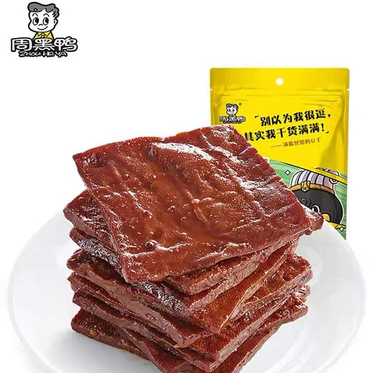 ZHOU HEI YA BEST SALE SPICY BEAN CHEESE 120G*1 BAG 120 กรัม