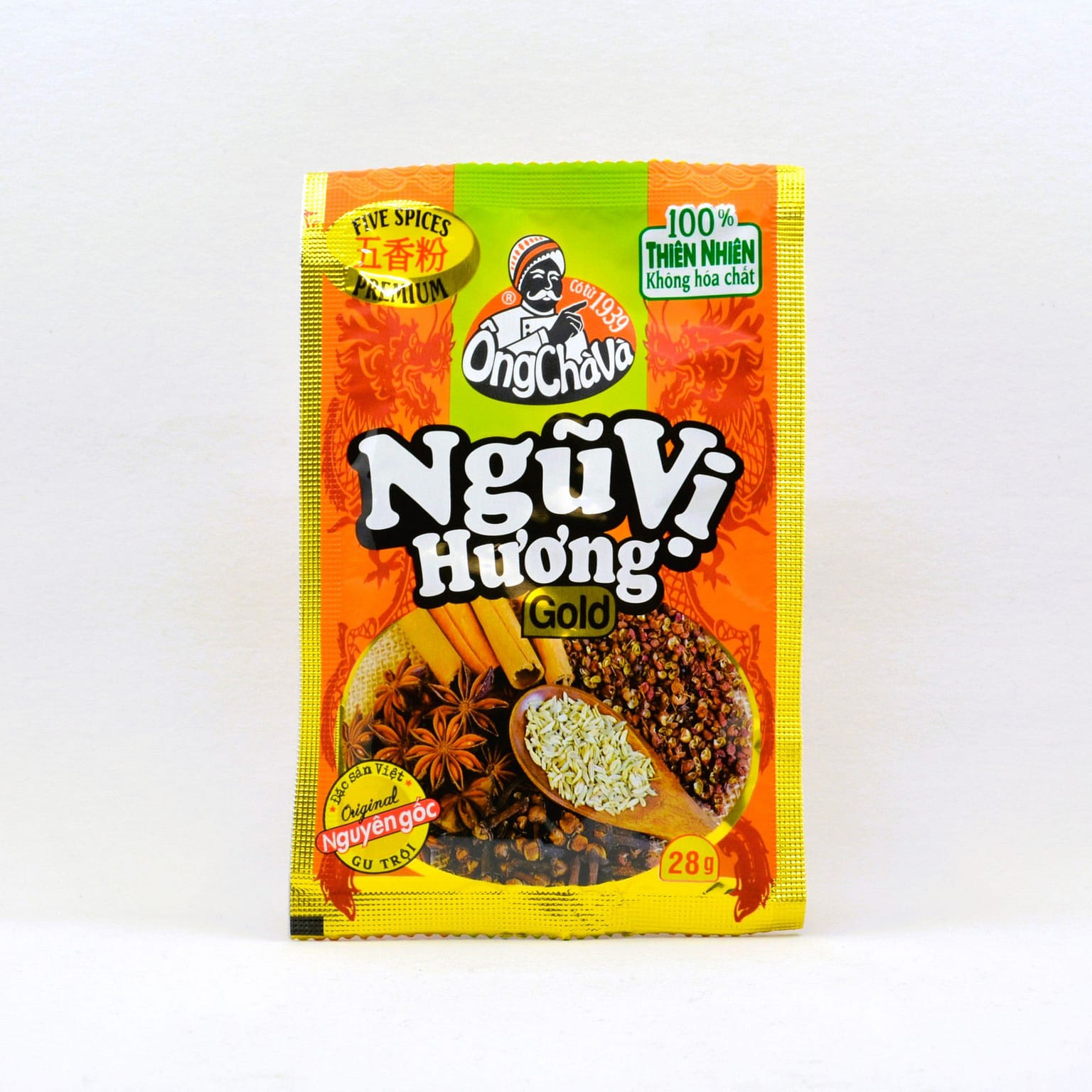 Ong Cha Va Premium Five Spice Powder (Ngũ Vị Hương Gold) 1 oz
