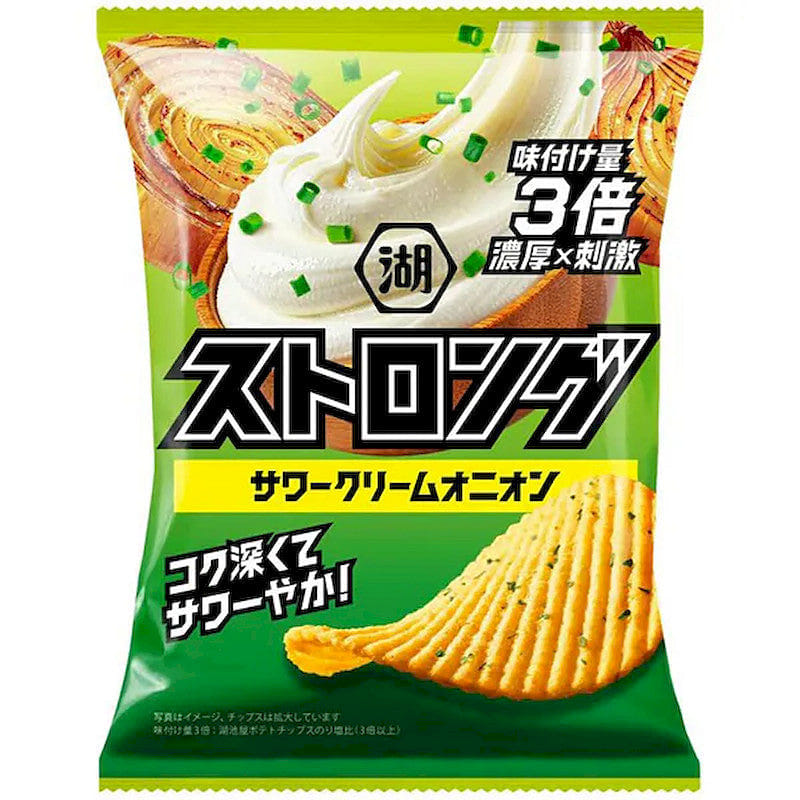 Koikeya Strong Sour Cream Onion Potato Chips 53g 1 each