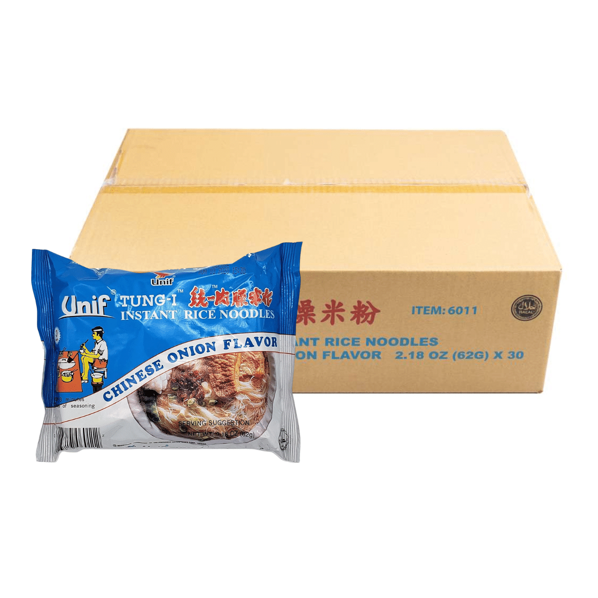 Tung-I Instant Rice Noodles Chinese Onion Flavor pack of 30 1 개