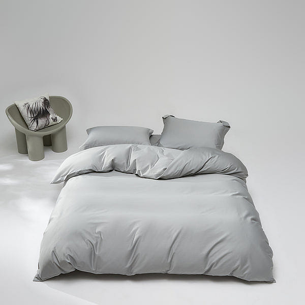 Pure Essence Bedding Set Queen Size Silver 2000 g