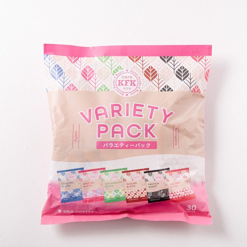 KFK Drip Coffee Variety Pack 6 Flavors 30 Bags 1 each