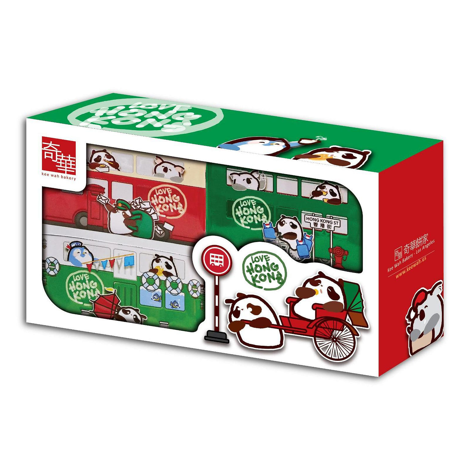 HONG KONG Iconic Transportation Cookies Tin Set 1 pack