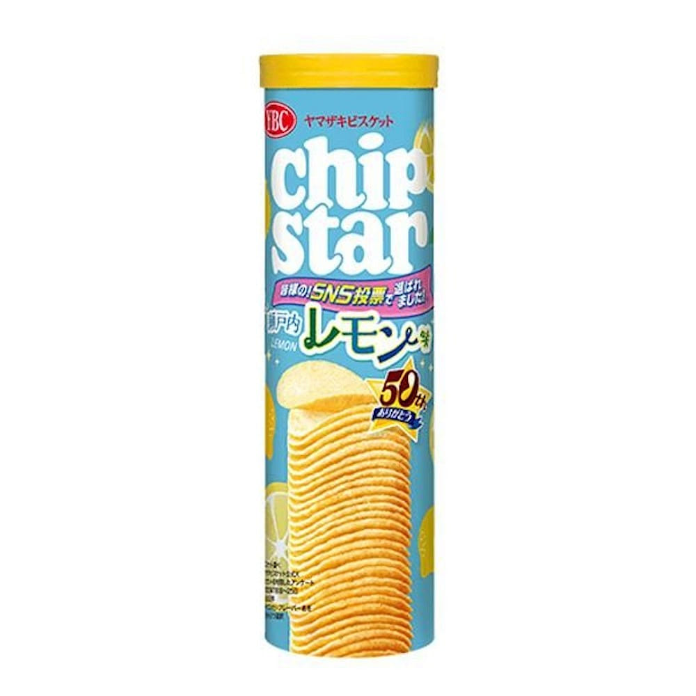 YBC Chip Star Potato Chips Setouchi Lemon 105g 1 can