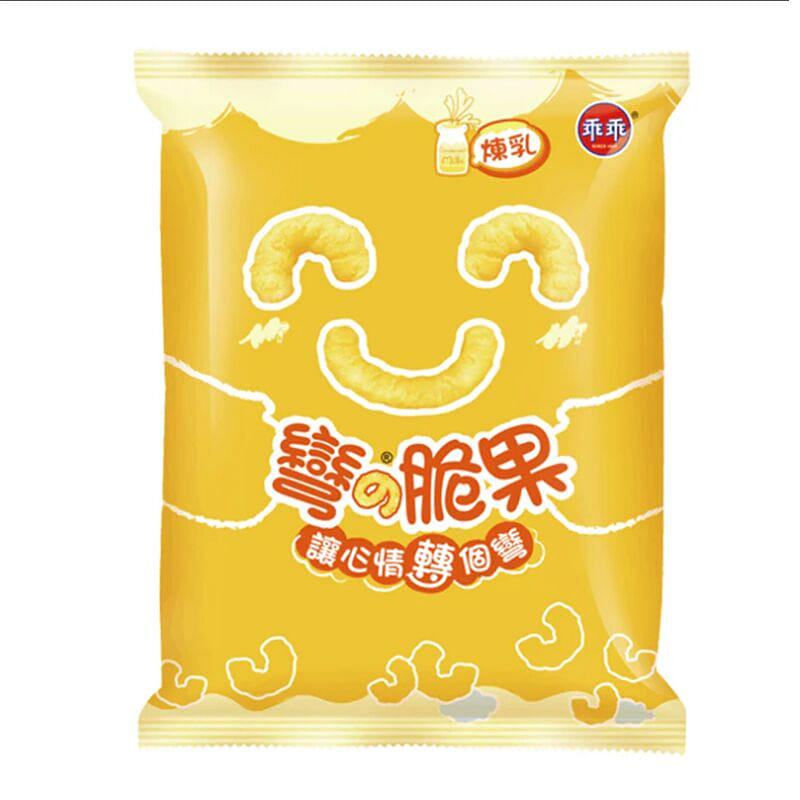 Kuai Kuai Curly Snacks 40g - Condensed Milk Flavor 40 그램