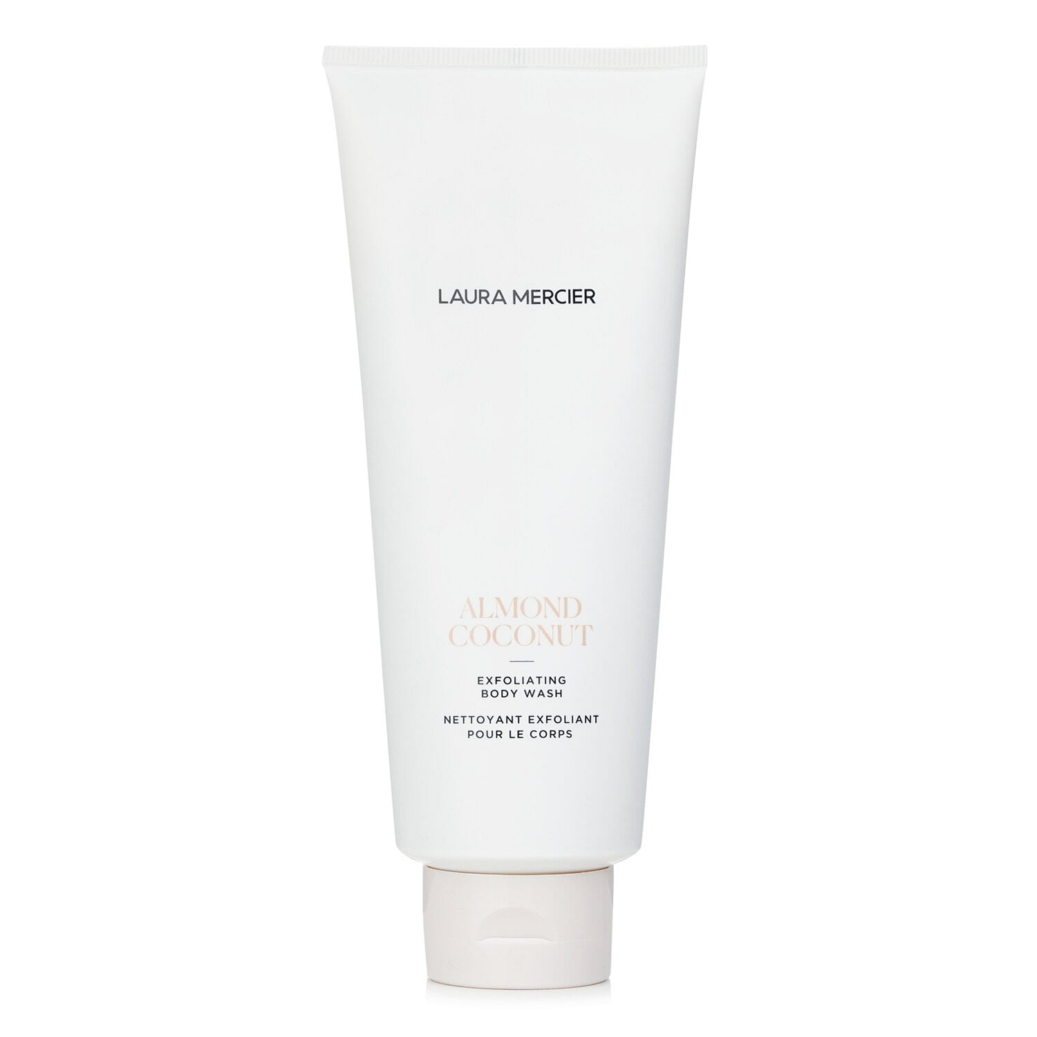 Laura Mercier Almond Coconut Exfoliating Shower Gel gently exfoliates, smoothes and rejuvenates skin 200ml/7.5oz 200 ml