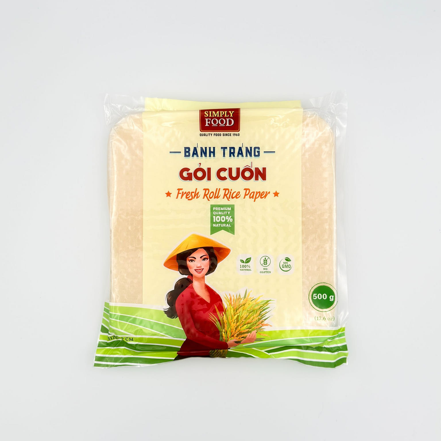 Simply Food鲜卷米纸22厘米 500 克