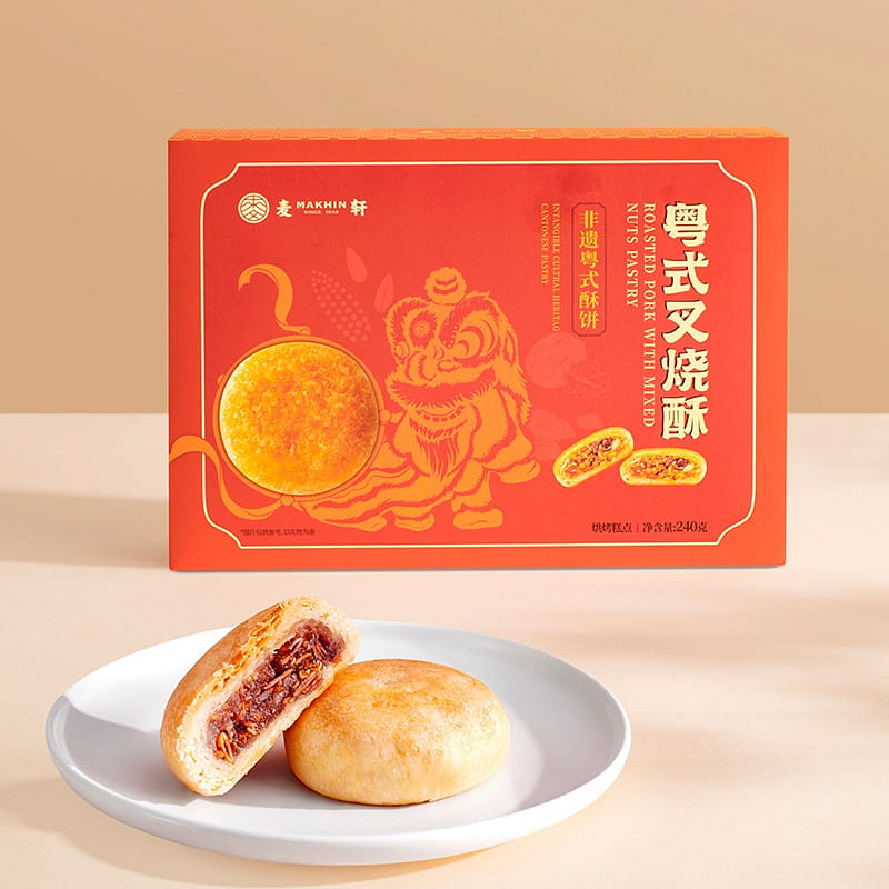 Cantonese shortbread barbecued pork 240g 240 กรัม
