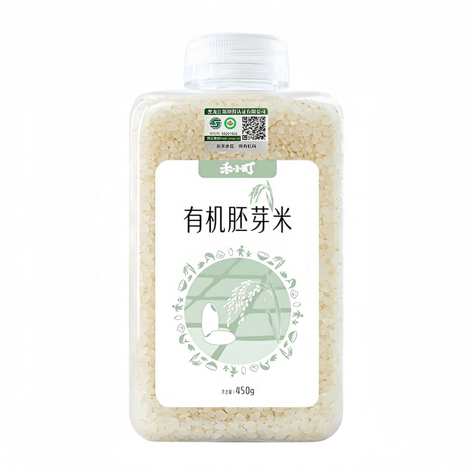 He Xiaomachi Organic Germ Rice - 1 Bottle 450 g