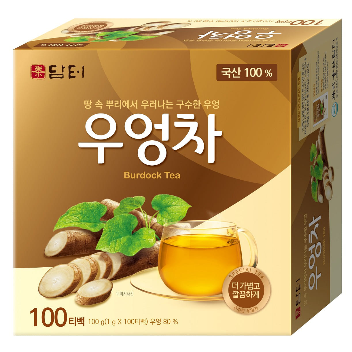 Damtuh Burdock Root Tea Bag 100 pcs 40 그램