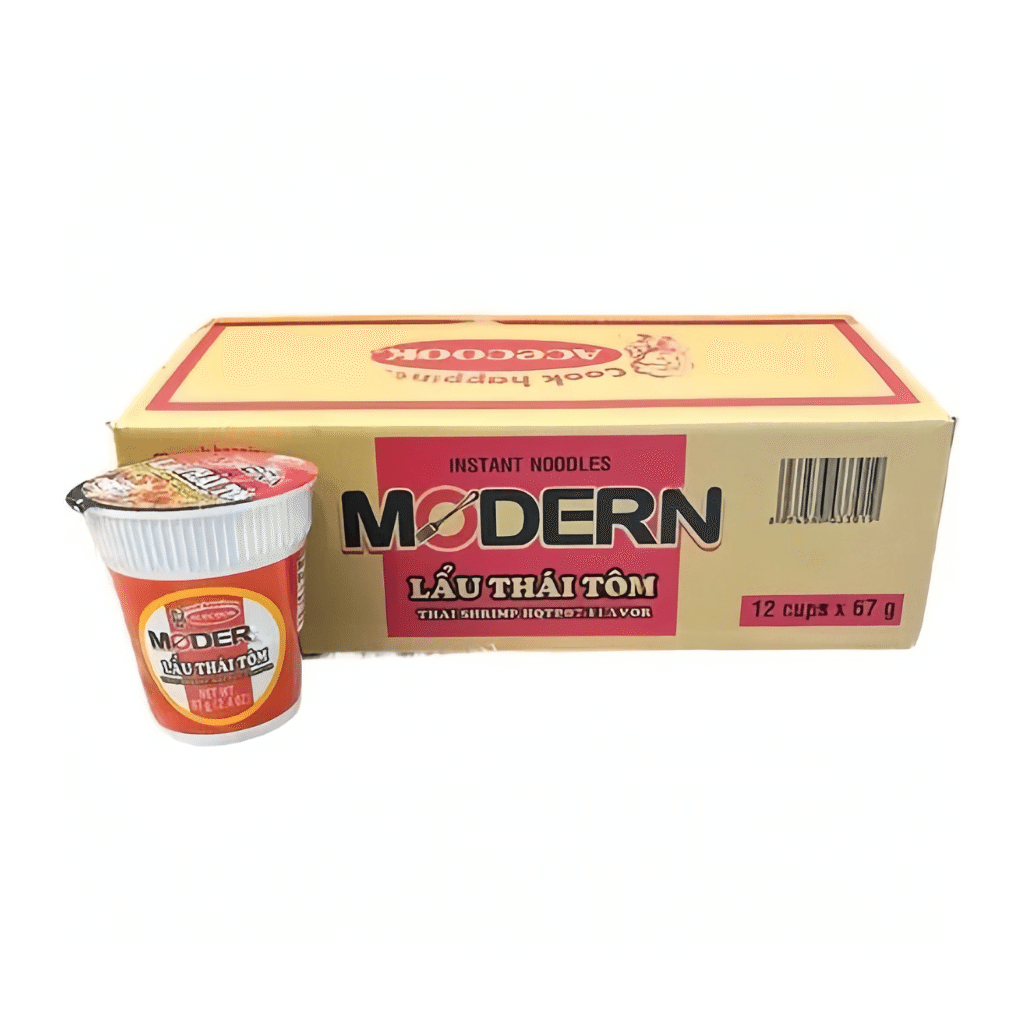 Acecook Thai Shrimp Hotpot Cup Noodle (12 Cup) 1 box