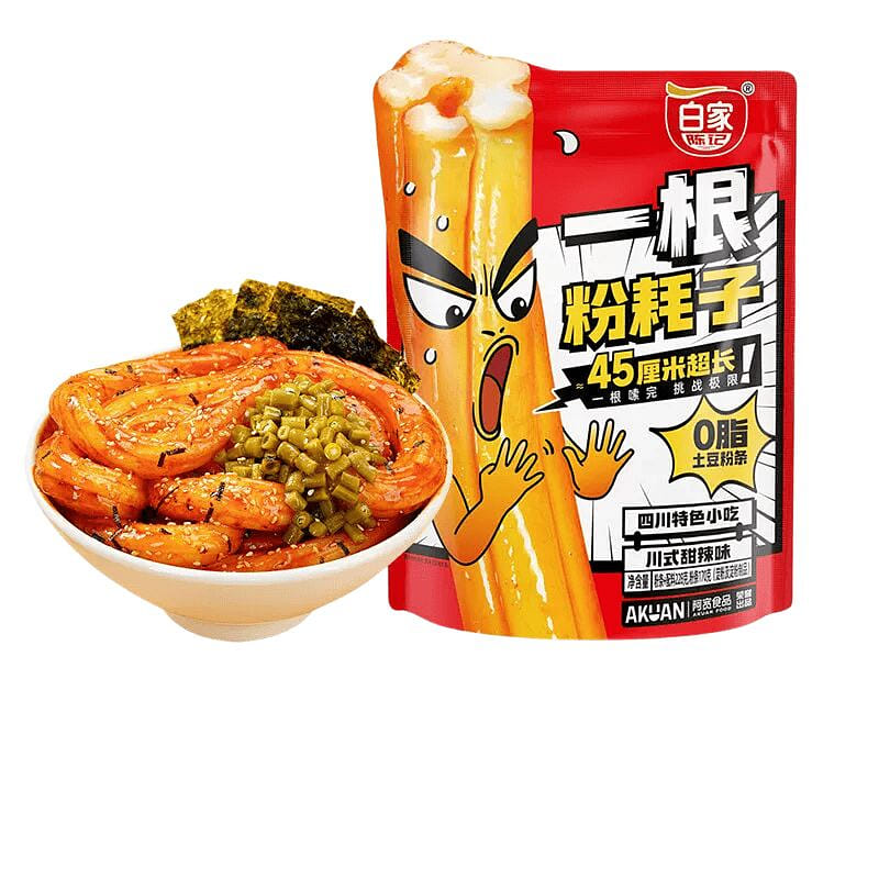 A Kuan one noodle mouse 228G sweet and spicy flavo 228 g