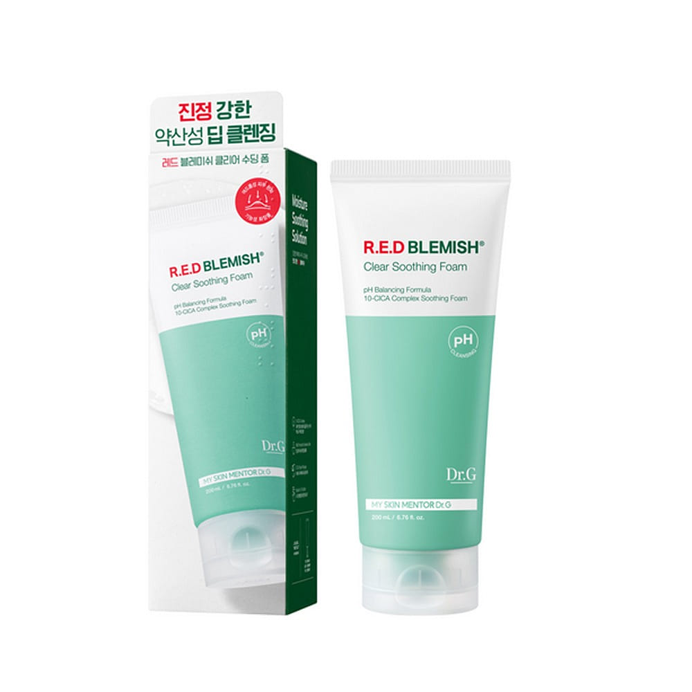 닥터지 약산성 레드 블레미쉬 클리어 수딩 폼 200ml 1 개