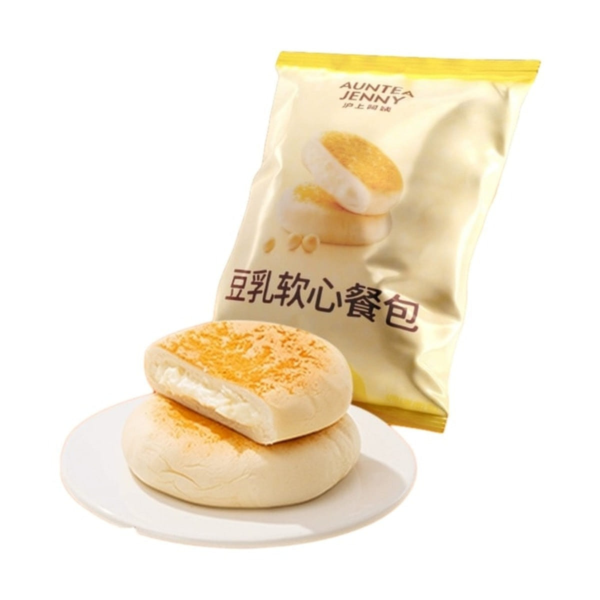 AUNTEA JENNY Soy Milk Sandwich Bread 45g/bag 45 กรัม