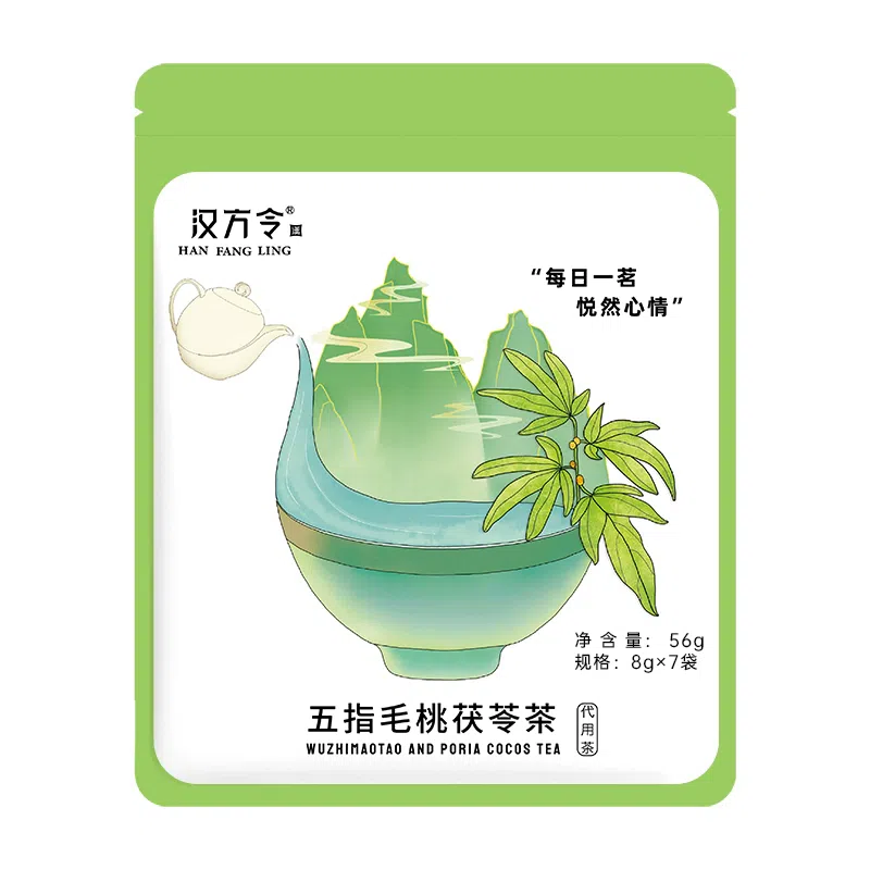 Kampo Lingwuzhi Mao Tao Red Bean Tea Bag Spleen Health Tea 56g*1 bag 56 グラム
