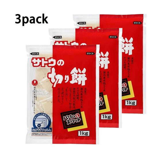 weee_instant_Sato Cut Mochi Japanese Rice Cake 1kg Pack of 3 1000 g