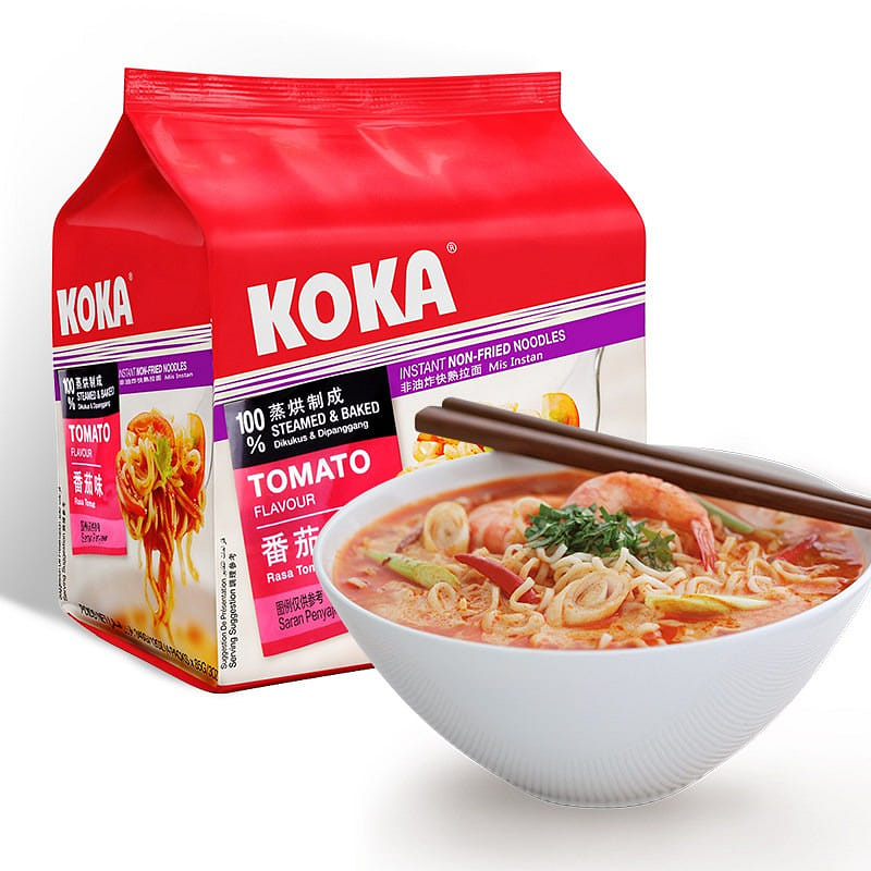 KOKA non-fried tomato instant noodles 340 g