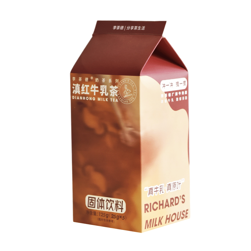 1 box =5 pieces of 0 plant fat powder Li Cha De 125 กรัม
