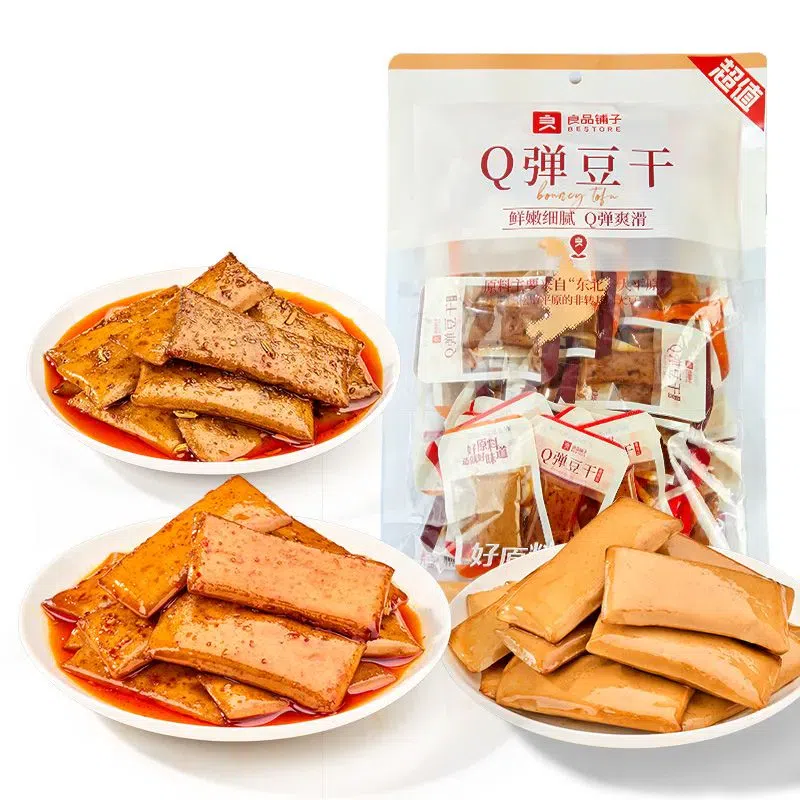 良品鋪子Q彈豆乾什錦裝休閒零食350克*1袋 350 克