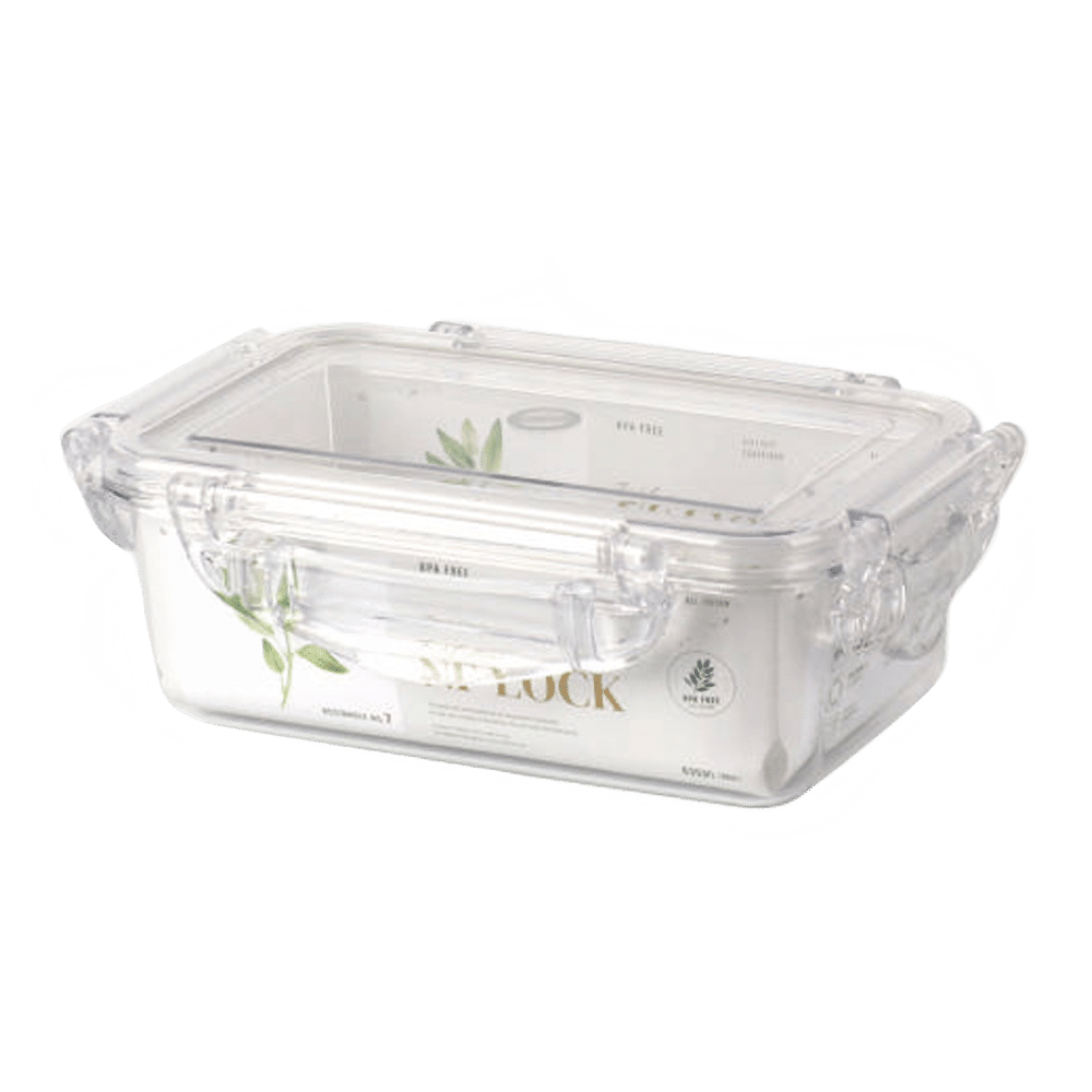 NF LOCK 엔에프락 직사각 트라이탄 밀폐용기(물받이) 직사각10호 3300ml 1 개
