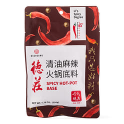 De Zhuang Hot Pot Base, Spicy 220 g