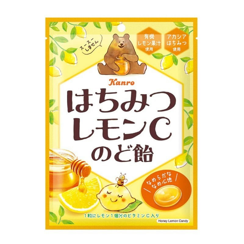 Honey lemon flavor VC throat lozenges 75g 1 ส่วน
