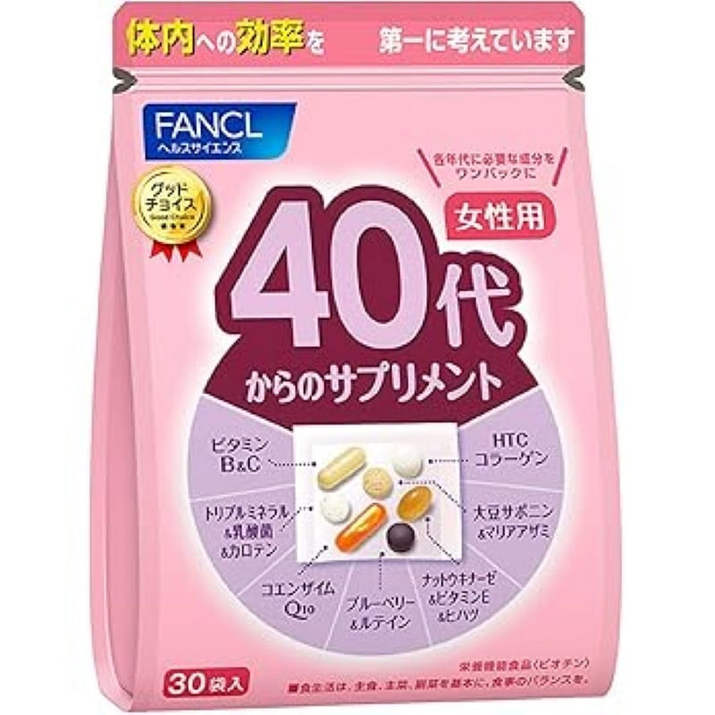 FANCL Supplement for for Ages 40 and Up Supply 30days 1 케이스