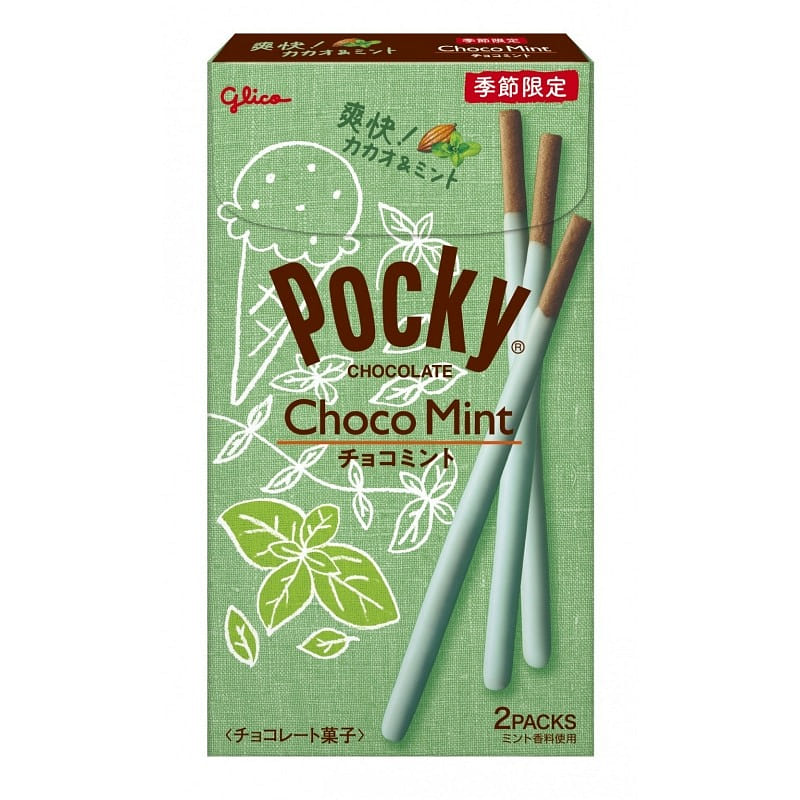 POCKY Mint Chocolate Biscuit Sticks 58g 58 グラム