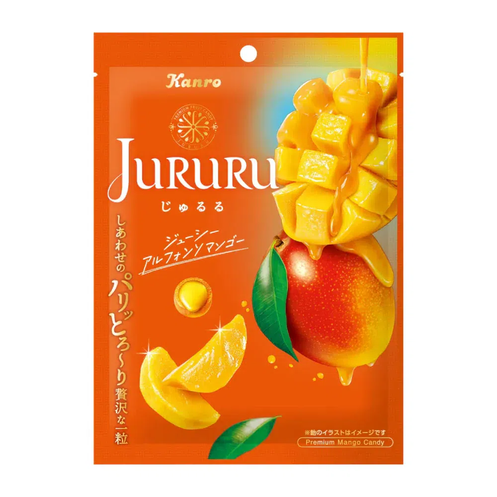 Juicy Alphonso mango candy 60g 1 ส่วน