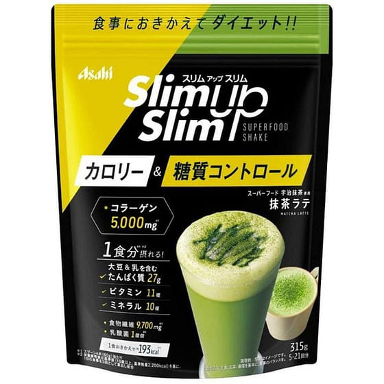 weee_beverages_Japan Asahi slim up active enzyme meal replacement powder matcha latte 315 g