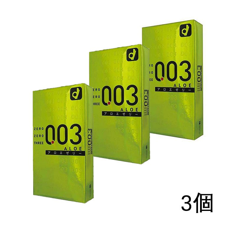 OKAMOTO 003 Aloe Vera Condoms 10pcs x 3boxes 1 개