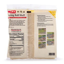 Wei Chuan Spring Roll Shell 8" 25pcs, Frozen 11 oz
