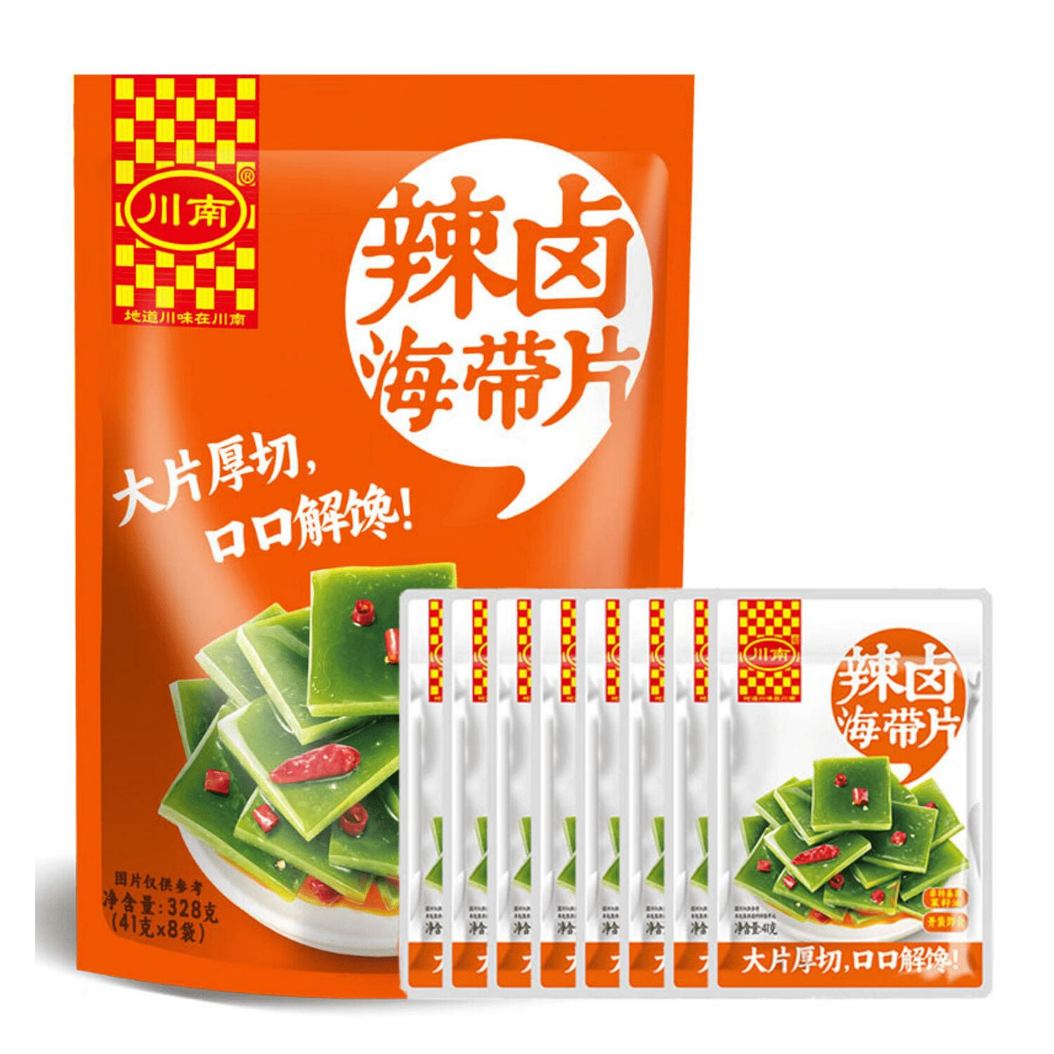 Fiery-Braised Kelp Slices with Zhacai 328 그램