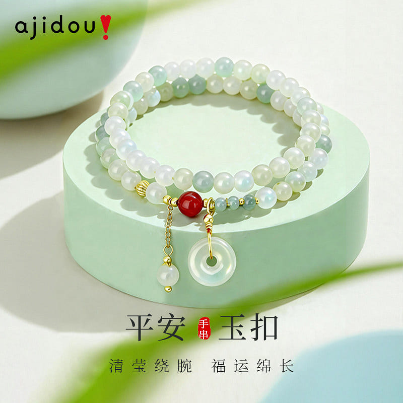AJIDOU Chinese style bracelet folk style 1 set 1 case