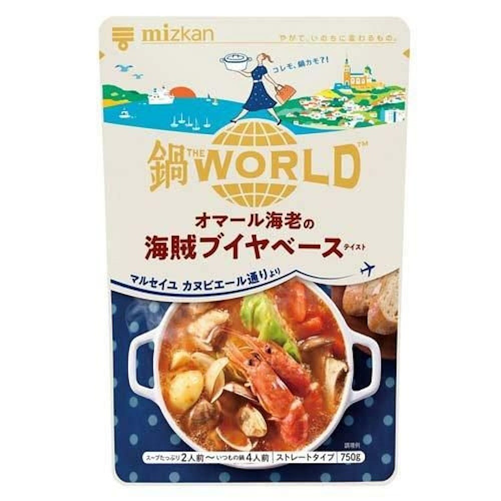 Mizkan Marseille Seafood & Fish Hot Pot Soup 750g 1 pack