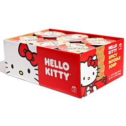 Prince Katsu Hello Kitty Instant Ramen Noodle Cup Spicy Flavor pack of 6 1 each