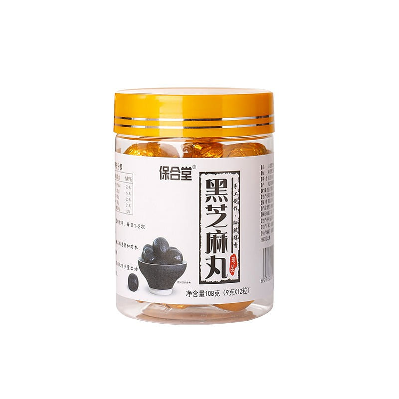 【 Baohetang 】 Nine steamed nine Sunburnt sesame pill 108g/ bottle 108 그램