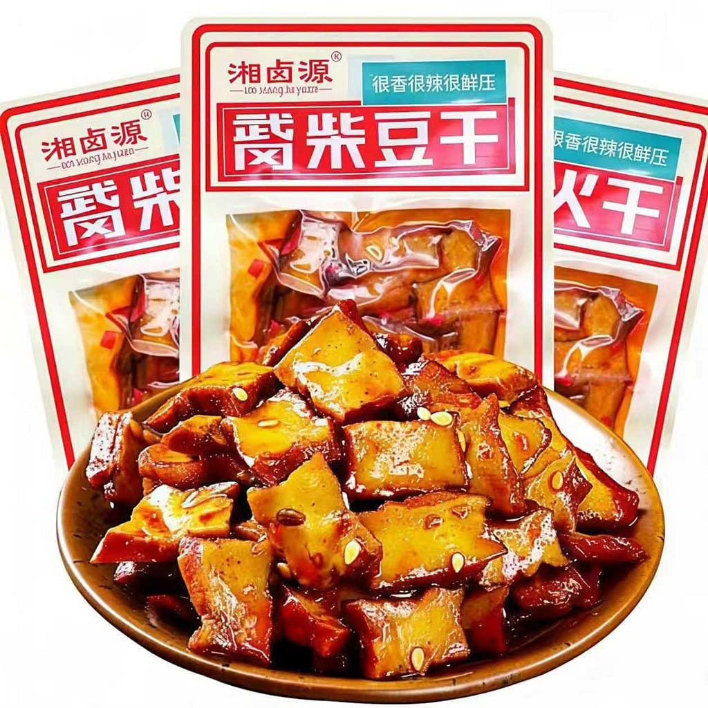 Firewood-Smoked Dried Tofu Snacks. 165 g