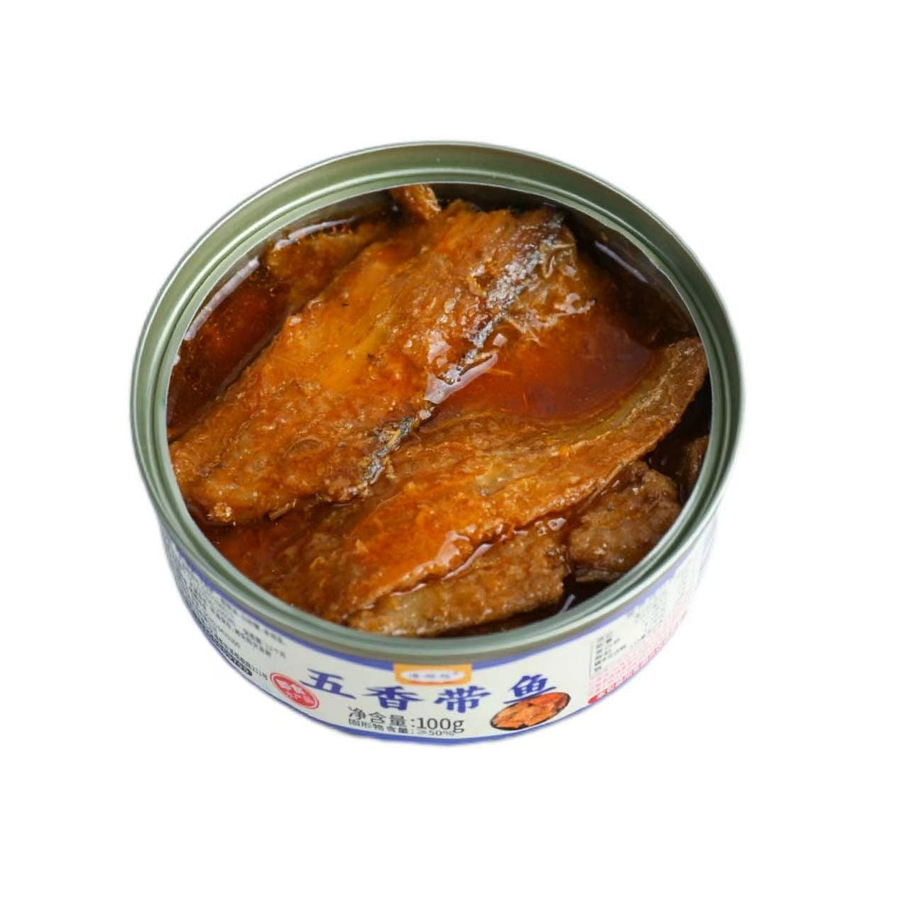 Hailinguan Five-Spice Ribbon Fish 100*1 Cans 100 g
