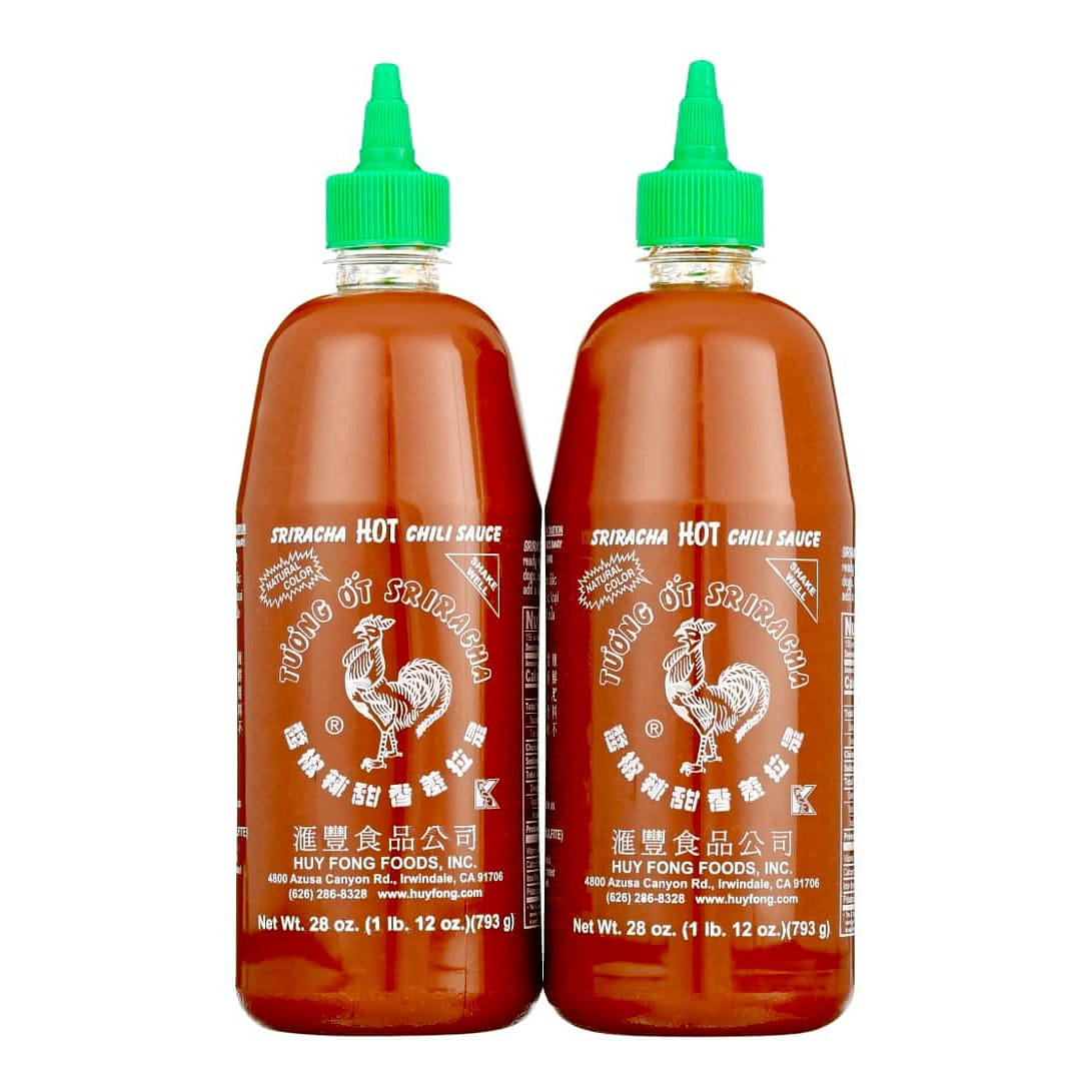SRIRACHA HOT CHILI SAUCE 28OZ LARGE 2 병