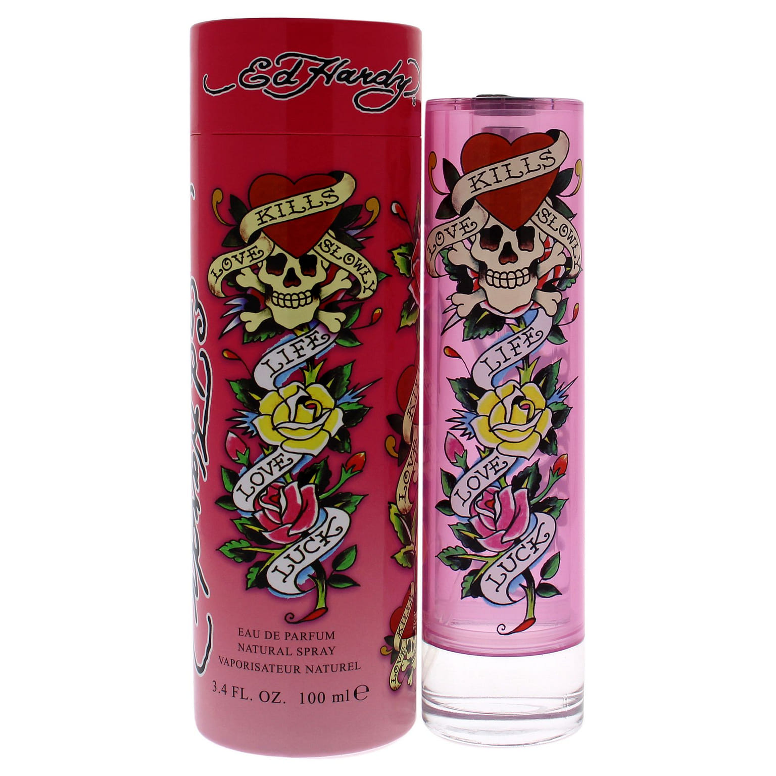 크리스찬 오디지에의 에드 하디 여성용 향수 - 3.4oz (100ml) EDP 스프레이 3.4 온스