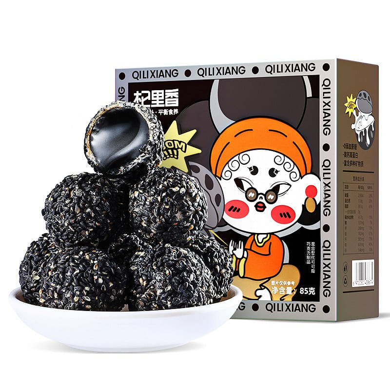 【 Qilixiang - Mo Xiaoji 】 Black Sesame pill 85g/ box 85 그램