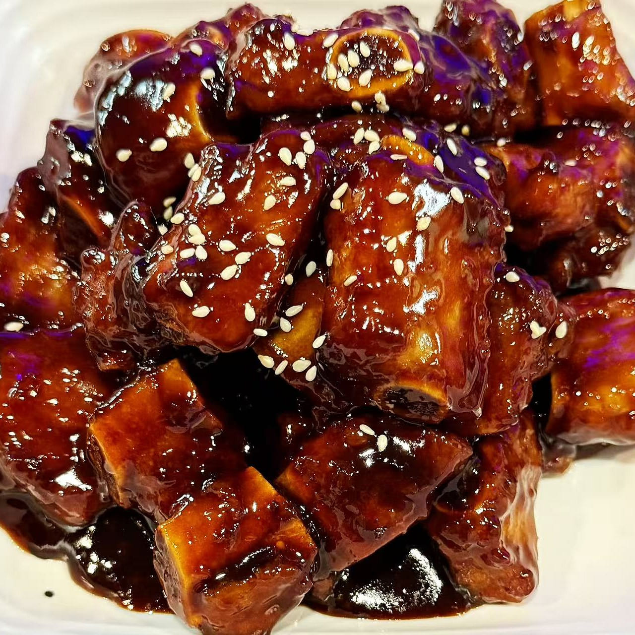 Sweet sour Glazed Ribs Shanghai style 1 each