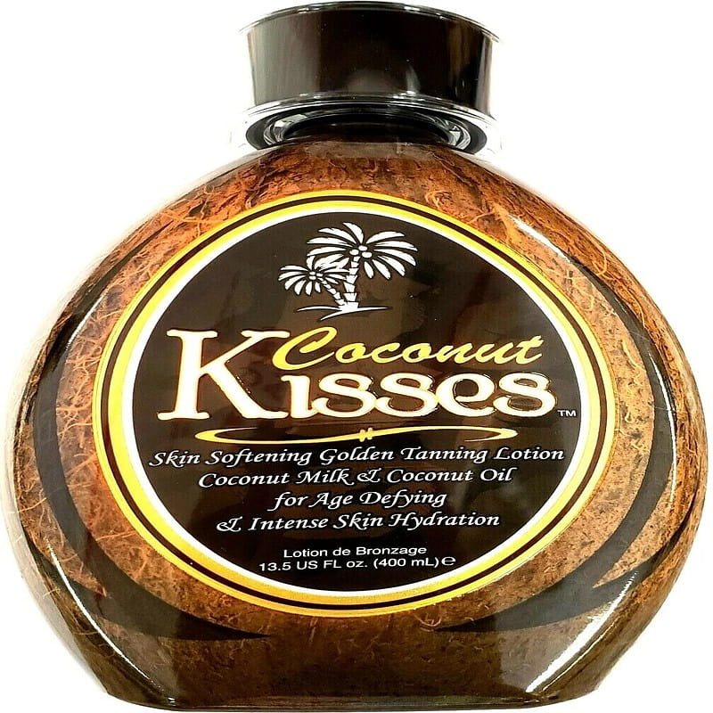 Ed Hardy Coconut Kisses Golden Tanning Bed Lotion 13.5 oz